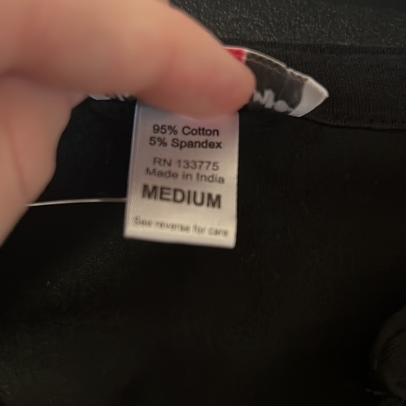 Times Two Maternity NWT Black Quarter Length Sleeve SZ Medium - Picture 5 of 7